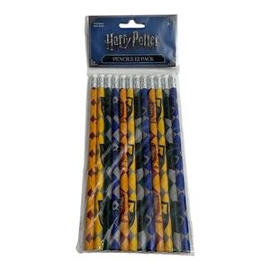 Harry Potter Hogwarts House Crests Wood No 2 Pencils 12-pack